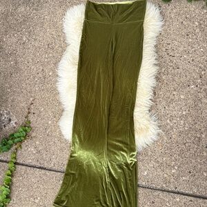 Home cooked karma Velvet flare pants